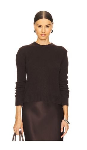 Cashmere Easy Long Sleeve Crew in Brown. - size L (also in XL) - Enza Costa - Modalova