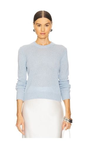 Cashmere Easy Long Sleeve Crew in Baby Blue. - size L (also in M, XL, XS) - Enza Costa - Modalova