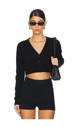 Cashmere Cropped V-Neck Cardigan in . Taglia XL - Enza Costa - Modalova