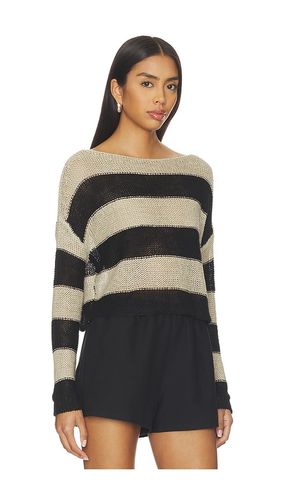 BATEAU-PULLOVER STRIPE LINEN BATEAU SWEATER in ,. Größe XS. Also in M, XL - Enza Costa - Modalova