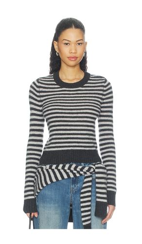 Cashmere Shrunken Crewneck Sweater in Grey. - size L (also in M, S) - Enza Costa - Modalova