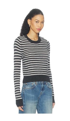 Cashmere Shrunken Crewneck Sweater in Grey. - size L (also in M, S) - Enza Costa - Modalova