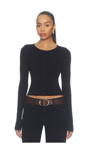 Silk Rib Essential Cardigan in . - size M (also in S, XS) - Enza Costa - Modalova