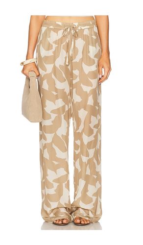 Cupro Resort Pant in Tan. - size 0 (also in 1, 2) - Enza Costa - Modalova