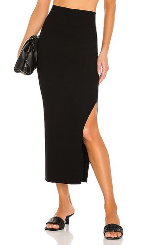 Silk Rib Pencil Skirt in . - size L (also in S, XL, XS) - Enza Costa - Modalova