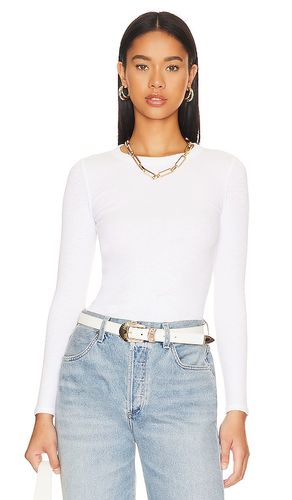 Textured Knit Crew Top in . - size M (also in XS) - Enza Costa - Modalova