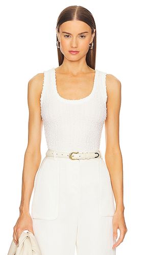 Puckered Tank in White. - size M (also in L, S, XL, XS) - Enza Costa - Modalova