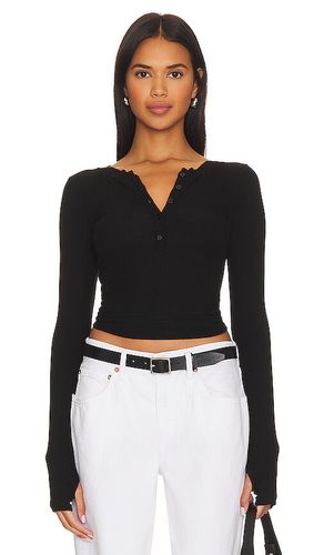 Rib Baseball Henley in . Size S. Also in M - Enza Costa - Modalova