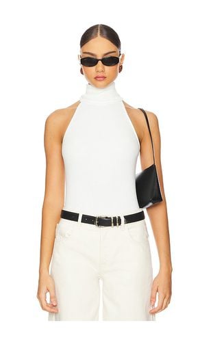 Knit Halter Turtleneck in White. - size M (also in L, S, XL, XS) - Enza Costa - Modalova