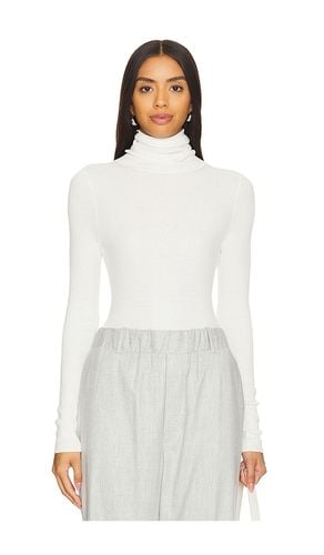 Silk Sweater Rib Turtleneck in White. - size M (also in XL, XS) - Enza Costa - Modalova