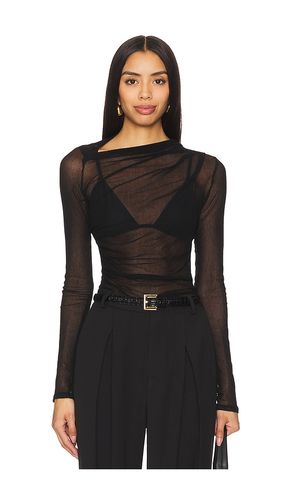 Long Sleeve Slash Top in . - size M (also in S, XL, XS) - Enza Costa - Modalova