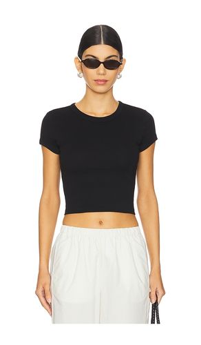 Supima Baby Cropped Tee in . - size L (also in S, XS) - Enza Costa - Modalova