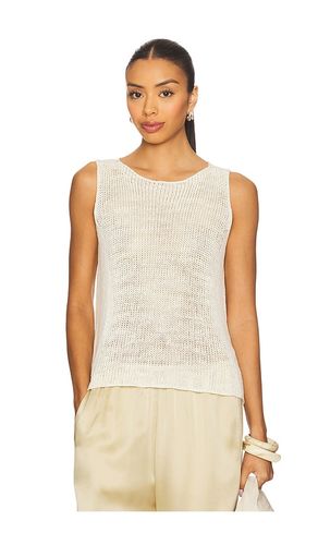 TANKTOP AUS OFFENEM STRICK AUS LEINEN in . Größe S. Also in L, XL - Enza Costa - Modalova