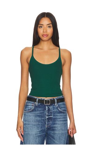 Silk Knit U Tank in Green. - size M (also in XL, XS) - Enza Costa - Modalova