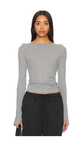 Cashmere Boatneck Top in Grey. - size M (also in L, S, XL, XS) - Enza Costa - Modalova