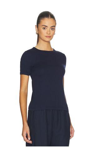 Cotton New Classic Short Sleeve Tee in Navy. - size M (also in S, XS) - Enza Costa - Modalova
