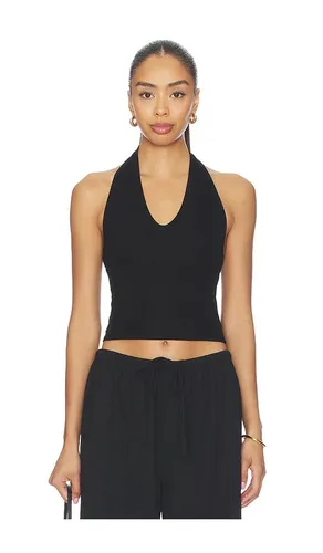 Silk Rib U Halter in . Size L. Also in M, S, XS - Enza Costa - Modalova