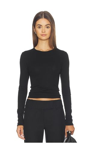 Fine Supima Cotton Long Sleeve Crew in . Size M. Also in S, XS - Enza Costa - Modalova