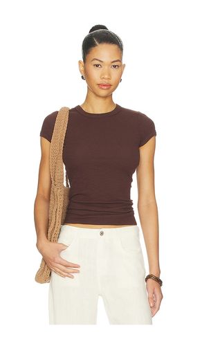RIPPSTRICK-PULLOVER MIT KURZEN ÄRMELN UND STRUKTUR in . Größe M. Also in S, XS - Enza Costa - Modalova