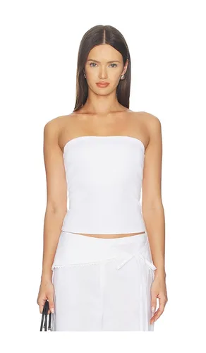 Cotton Rib Bandeau Top in . - size S (also in XS) - Enza Costa - Modalova
