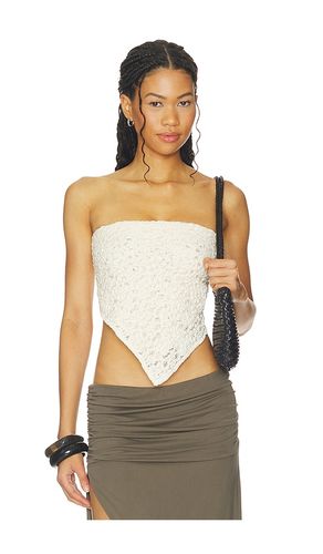 Puckered Lace Scarf Top in - Enza Costa - Modalova
