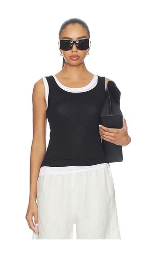 LAYERED TOPS TISSUE JERSEY LAYERED TANKS in & . Größe L. Also in M, S, XL - Enza Costa - Modalova