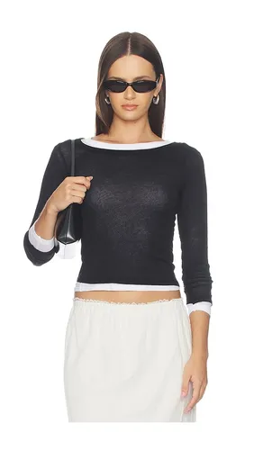 Tissue Jersey Layered Longsleeve in . - size M (also in S, XS) - Enza Costa - Modalova