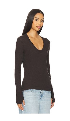 OBERTEIL MIT U-AUSSCHNITT UND BÜNDCHEN in . Größe M. Also in XS - Enza Costa - Modalova
