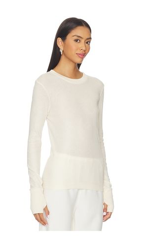 RUNDHALS-TOP MIT BÜNDCHEN in . Größe M. Also in S, XS - Enza Costa - Modalova