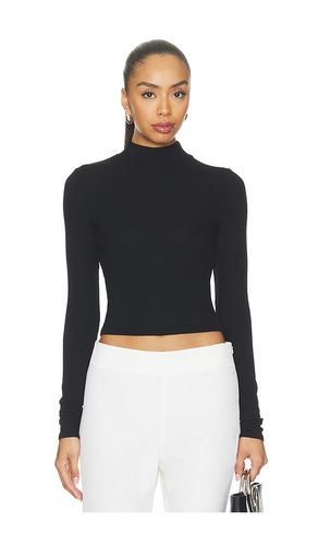 Fluid Silk Rib Mockneck Tee in . Größe L. Also in M, S, XS - Enza Costa - Modalova