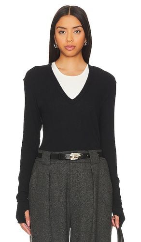 Cashmere Loose V Sweater in . Size L, XL, XS - Enza Costa - Modalova