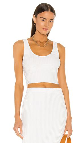 Rib Sweater Knit Cropped Scoop Tank in . - size L (also in M, XL) - Enza Costa - Modalova