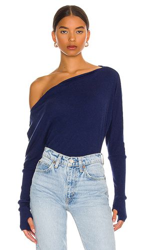 Cashmere Cuffed Off the Shoulder Long Sleeve in . Size S, XL, XS - Enza Costa - Modalova