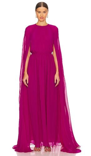 Edomboy Cape Maxi Dress in Fuchsia. - size 34/2 (also in 36/4) - Essentiel Antwerp - Modalova