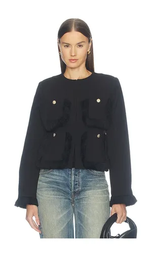Kinetic Fringed Jacket in . - size 32 (also in 34, 36, 38, 40, 42, 44) - Essentiel Antwerp - Modalova