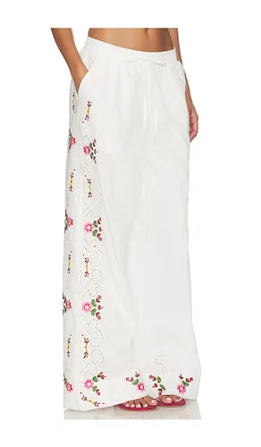 Janai Embroidered Pants in . Taglia 32. Also in 34, 36, 38, 40, 44 - Essentiel Antwerp - Modalova