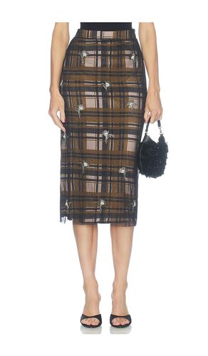Kate Embellished Mesh Skirt in Green. - size 34 (also in 36, 40, 42, 44) - Essentiel Antwerp - Modalova
