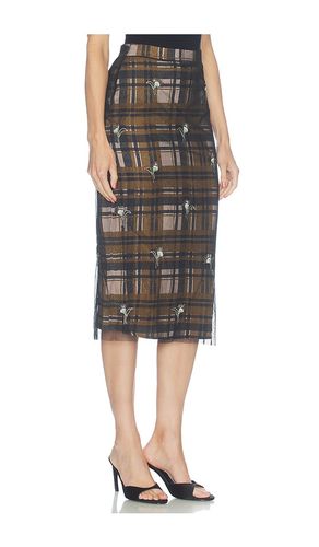 Kate Embellished Mesh Skirt in Green. - size 32 (also in 34, 36, 38, 40, 42, 44) - Essentiel Antwerp - Modalova