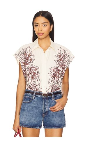 Hebraska Embroidered Shirt in Cream. - size L (also in M, S, XS) - Essentiel Antwerp - Modalova