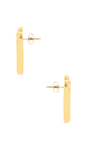 Square Renaissance Stud Earrings in - Epifene - Modalova