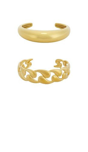 Gold Chain Arm Cuff Set Of 2 in - Epifene - Modalova