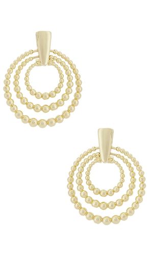 Pendientes de aro en color oro metálico talla all - Epifene - Modalova
