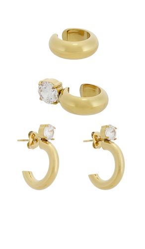 Set pendientes en color oro metálico talla all - Epifene - Modalova
