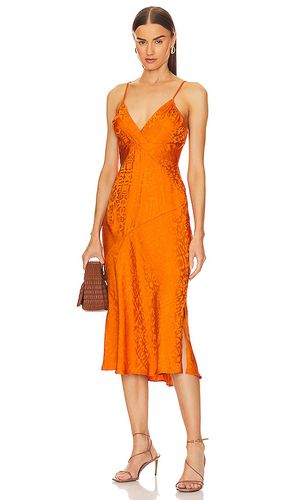 Vestido midi leo en color naranja talla 0 en - Orange. Talla 0 (también en 00, 2, 8) - Equipment - Modalova