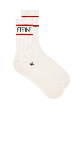 Eterne Logo Sport Sock in Cream - Eterne - Modalova