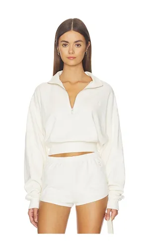 Cropped Half-zip Sweatshirt in . Size M. Also in XL - Eterne - Modalova