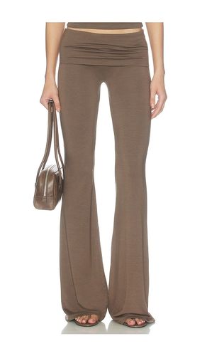 Soft Jersey Foldover Flare Pant in . Größe M. Also in S, XL, XS - Eterne - Modalova