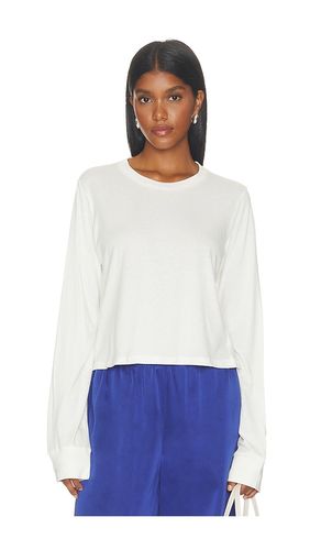 Cotton Long Sleeve Boxy Tee in . - size M (also in XS) - Eterne - Modalova