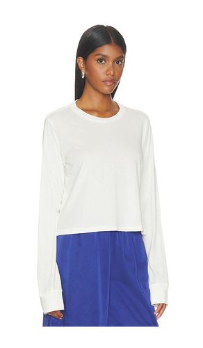 Cotton Long Sleeve Boxy Tee in . - size M (also in XS) - Eterne - Modalova