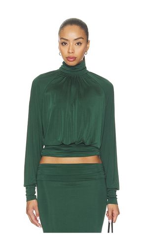 Top de jersey con caída fluida anouk en color verde talla M (también en S, XS) - Eterne - Modalova